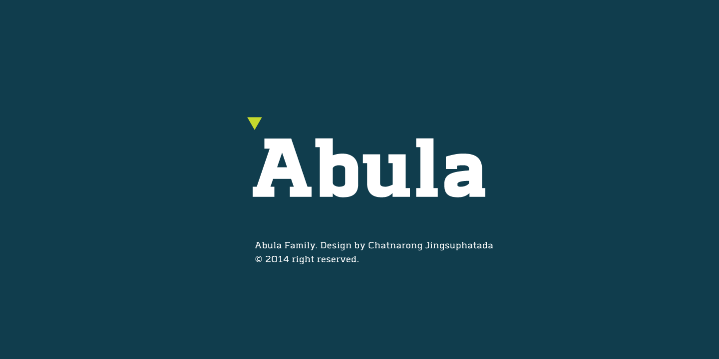 폰트 Abula